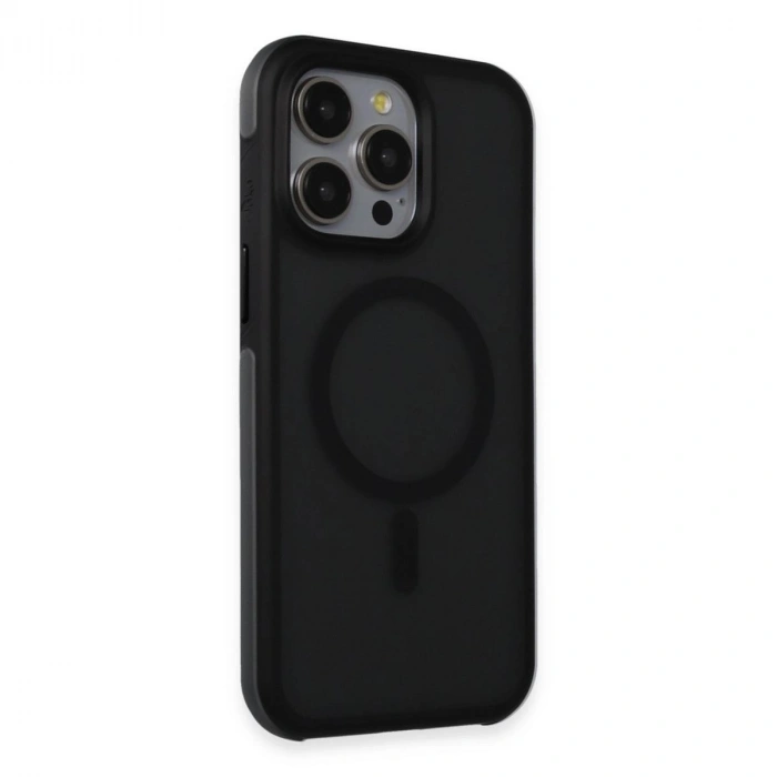 MARSİLYAN™-  Apple İphone 15 Pro Max Toras Airbag Magsafe Kapak - Siyah