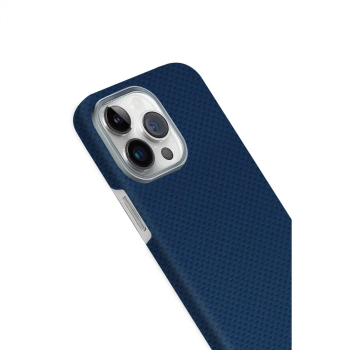 MARSİLYAN™-  Apple İphone 15 Pro Max Volt Magsafe Kapak - Mavi
