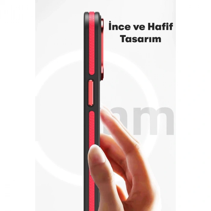 MARSİLYAN™-  Apple İphone 15 Pro Winner Magsafe Kapak - Lacivert