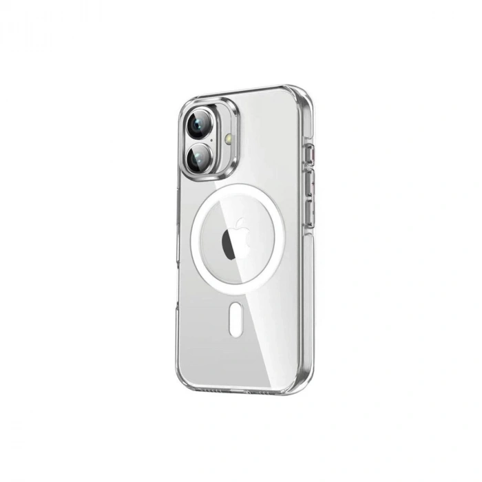 MARSİLYAN™-  Apple İphone 16 Crystal Magsafe Kapak - Şeffaf