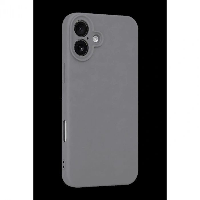 MARSİLYAN™- Apple İphone 16 Plus Kılıf First Silikon - Gri