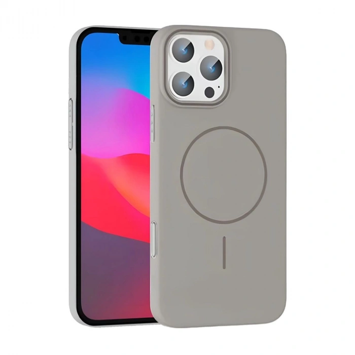 MARSİLYAN™-  Apple İphone 16 Pro Max Broş Magsafe Kapak - Titan Gri