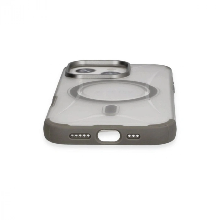 MARSİLYAN™-  Apple İphone 16 Pro Max Hilton Magsafe Kapak - Titan Gri