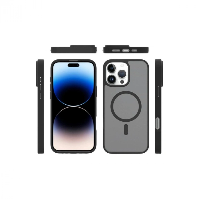 MARSİLYAN™-  Apple İphone 16 Pro Max Jota Magsafe Kapak - Şeffaf