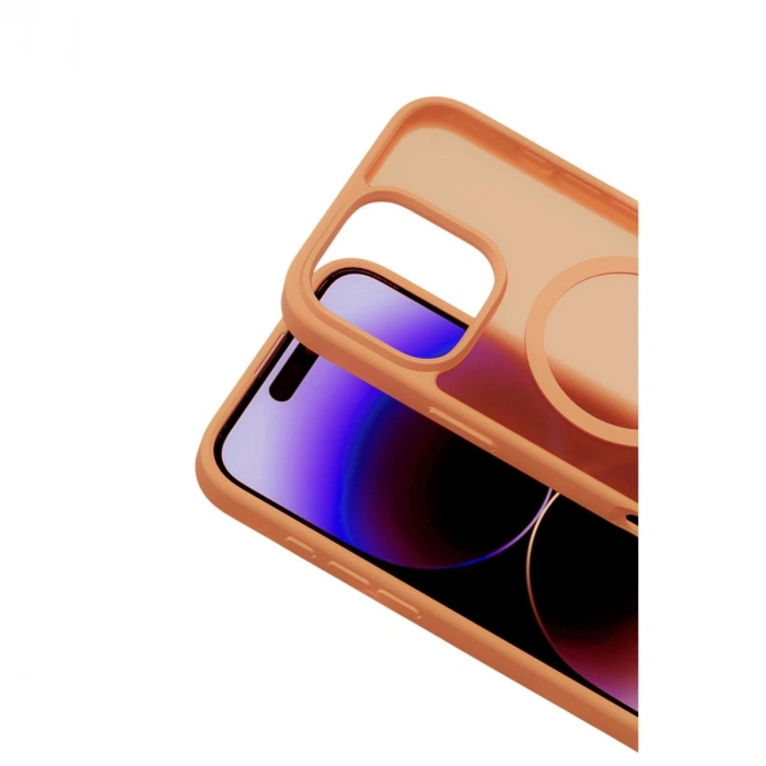 MARSİLYAN™-  Apple İphone 16 Pro Max Jota Magsafe Kapak - Turuncu