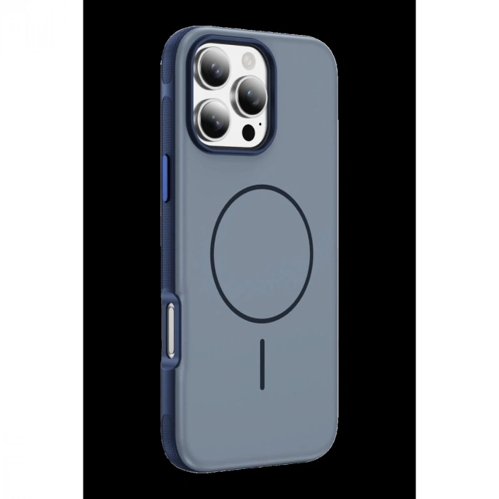 MARSİLYAN™-  Apple İphone 16 Pro Max Neksa Magsafe Kapak - Lacivert