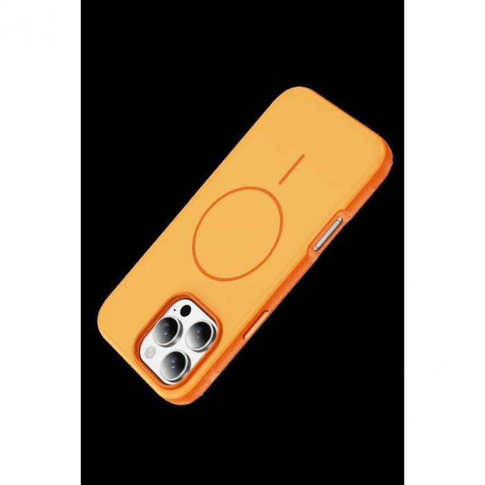 MARSİLYAN™-  Apple İphone 16 Pro Max Neksa Magsafe Kapak - Turuncu