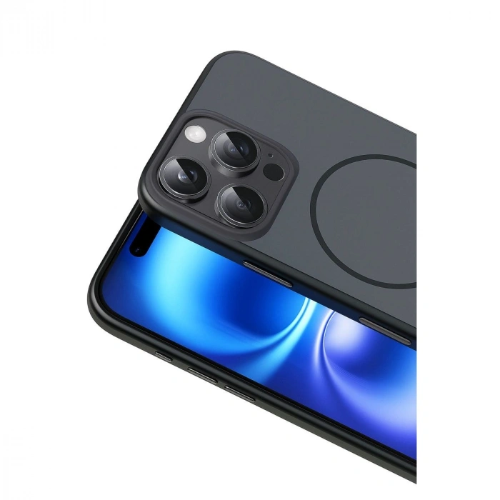 MARSİLYAN™-  Apple İphone 16 Pro Max Neva Magsafe Kapak - Siyah