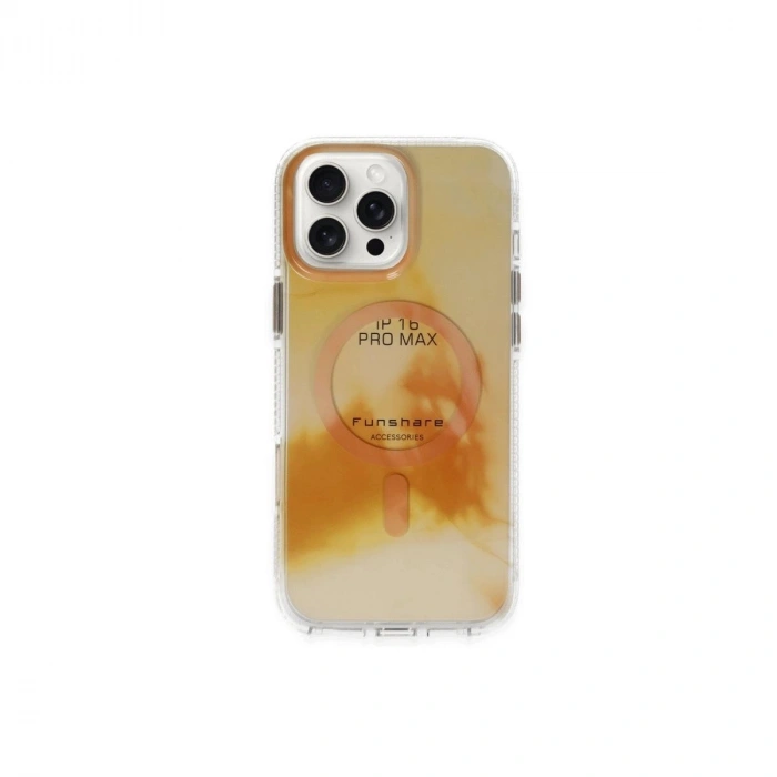 MARSİLYAN™-  Apple İphone 16 Pro Max Phantom Magsafe Kapak - Gold