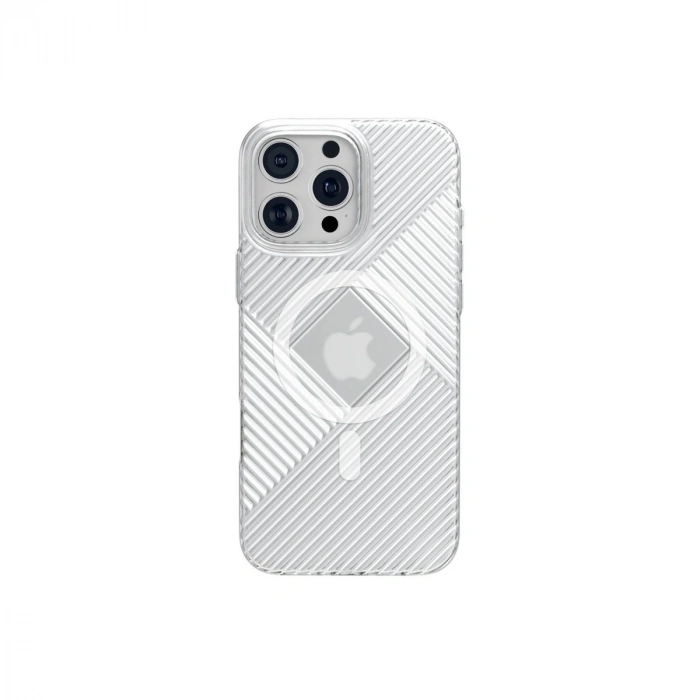 MARSİLYAN™-  Apple İphone 16 Pro Max Stella Pc Sert Magsafe Kılıf - Şeffaf