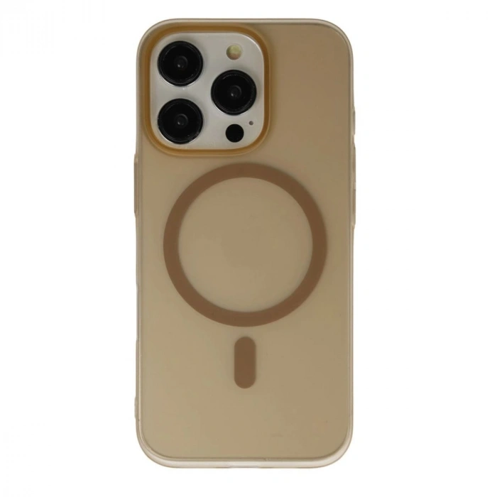 MARSİLYAN™-  Apple İphone 16 Pro Max Tuna Pc Slim Magsafe Kapak - Çöl Titanyum