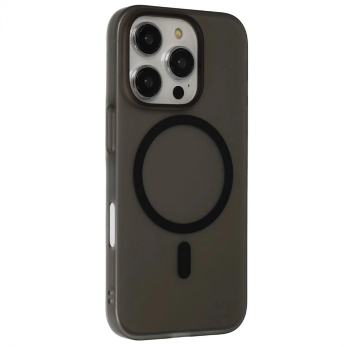 MARSİLYAN™-  Apple İphone 16 Pro Max Tuna Pc Slim Magsafe Kapak - Siyah
