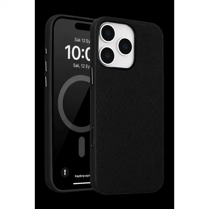 MARSİLYAN™-  Apple İphone 16 Pro Max Vero Magsafe Kapak - Siyah