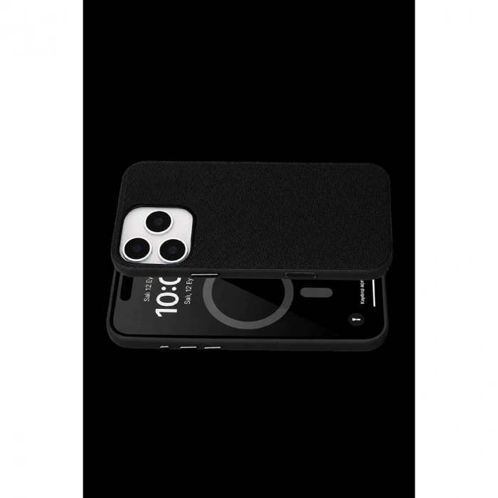 MARSİLYAN™-  Apple İphone 16 Pro Max Vero Magsafe Kapak - Siyah