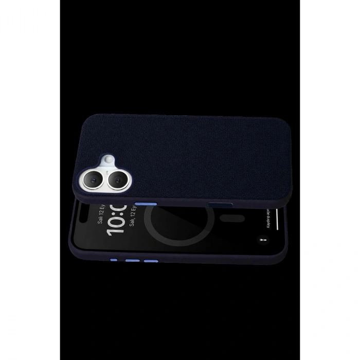 MARSİLYAN™-  Apple İphone 16 Vero Magsafe Kapak - Mavi