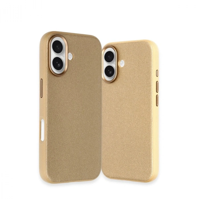 MARSİLYAN™-  Apple İphone 16 Wonder Deri Magsafe Kapak - Bronz