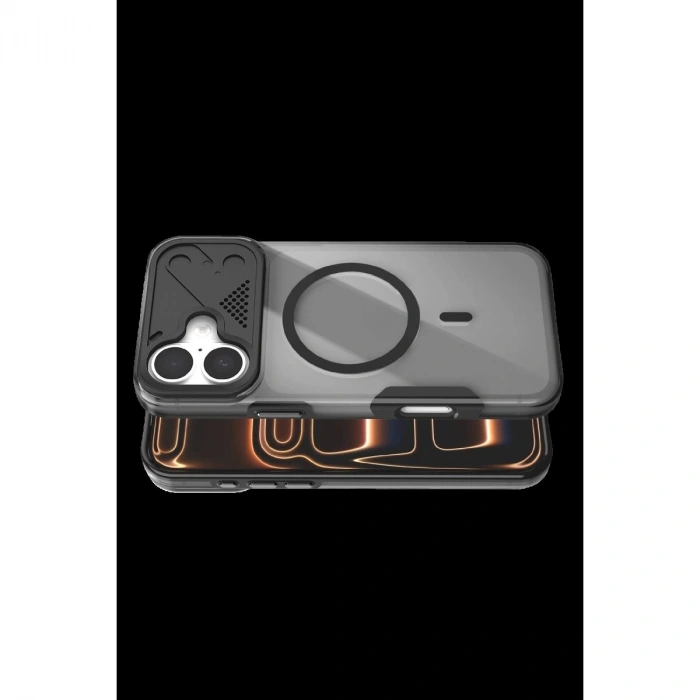 MARSİLYAN™-  Apple İphone 16 Zinko Magsafe Kapak - Siyah