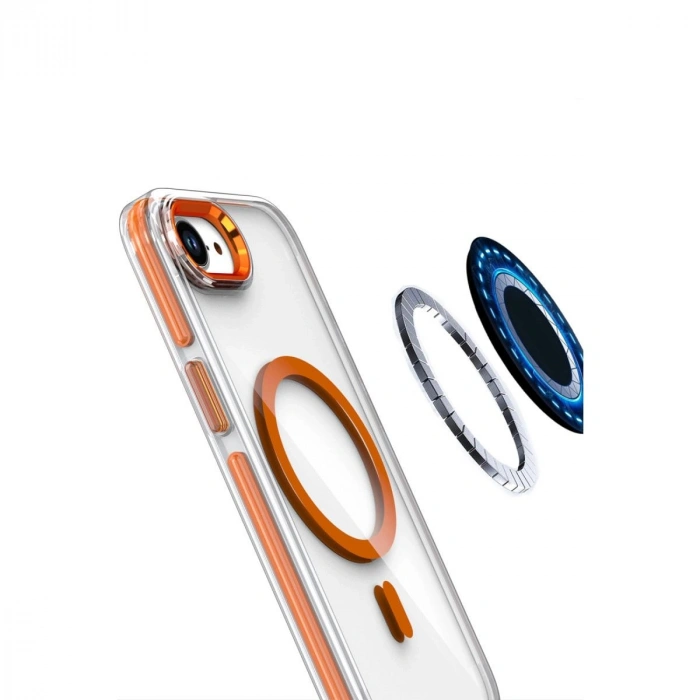 MARSİLYAN™-  Apple İphone 16e Bella Magsafe Kapak - Derin Mor