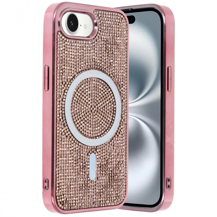 MARSİLYAN™-  Apple İphone 16e Helen Magsafe Kapak - Pembe