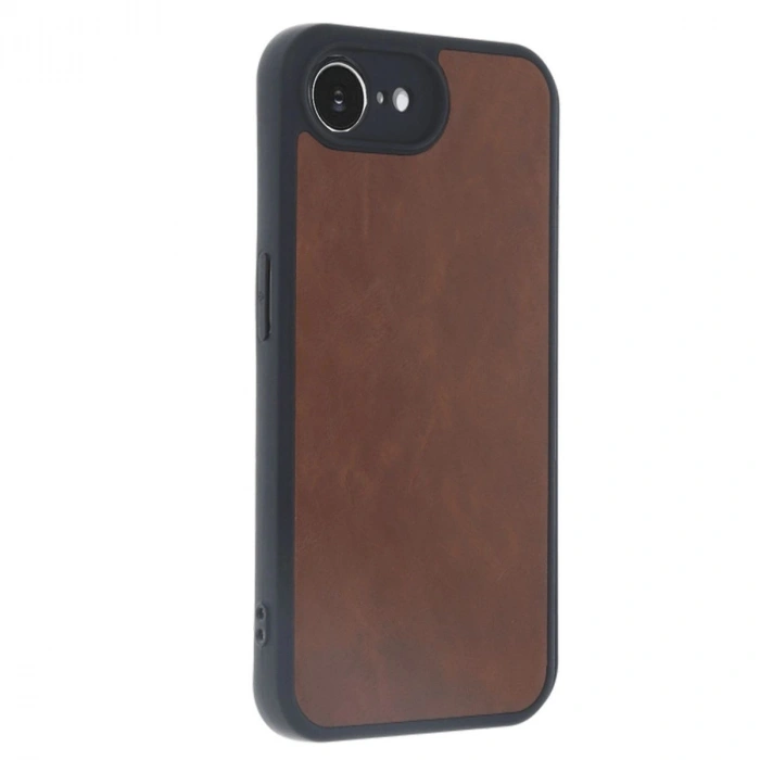 MARSİLYAN™- Apple İphone 16e Kılıf Aras Deri Kapak - Taba