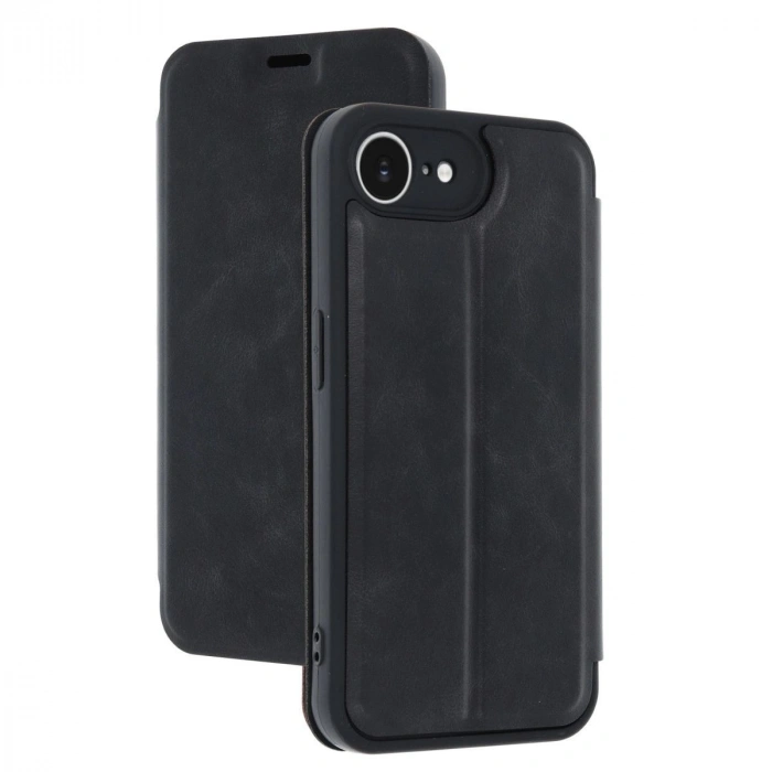 MARSİLYAN™- Apple İphone 16e Kılıf Flip Cover - Siyah