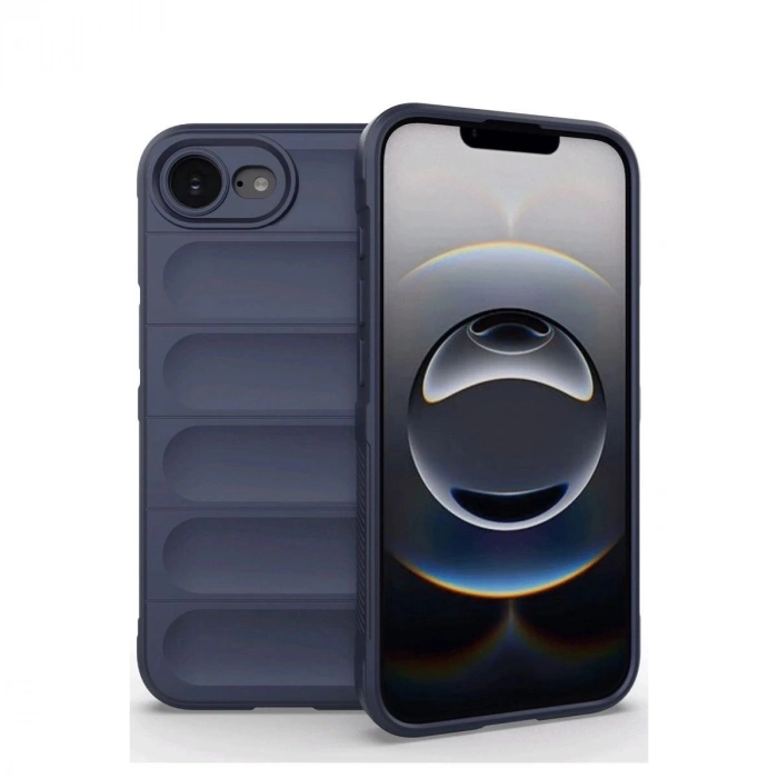 MARSİLYAN™- Apple İphone 16e Kılıf Optimum Silikon - Lacivert