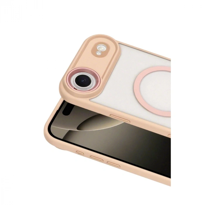 MARSİLYAN™-  Apple İphone 17 Air Terea Magsafe Kapak - Pembe