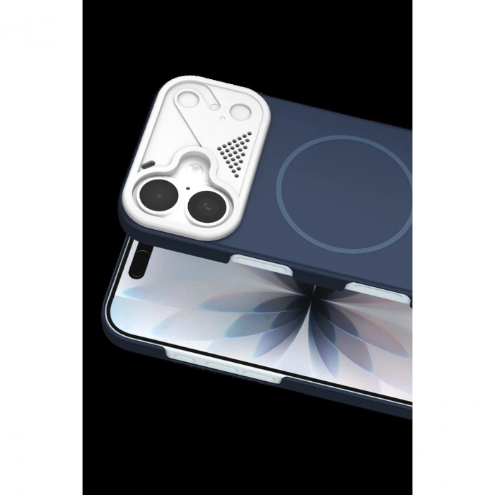MARSİLYAN™-  Apple İphone 17 Export Magsafe Kapak - Lacivert