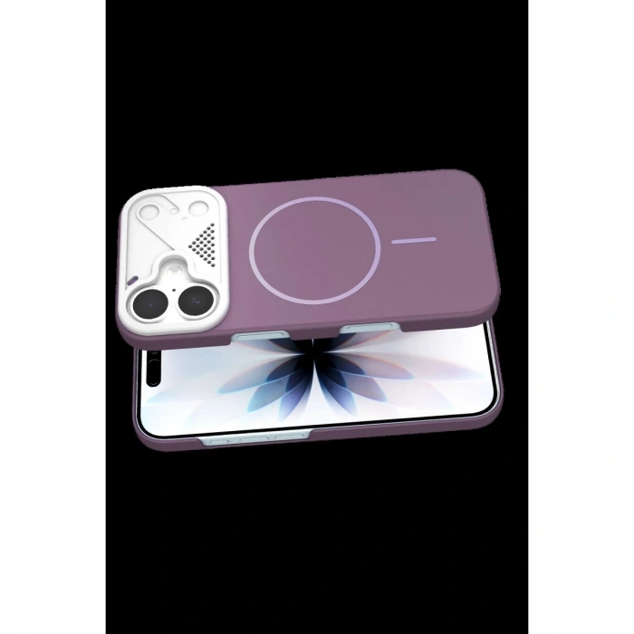MARSİLYAN™-  Apple İphone 17 Export Magsafe Kapak - Mor