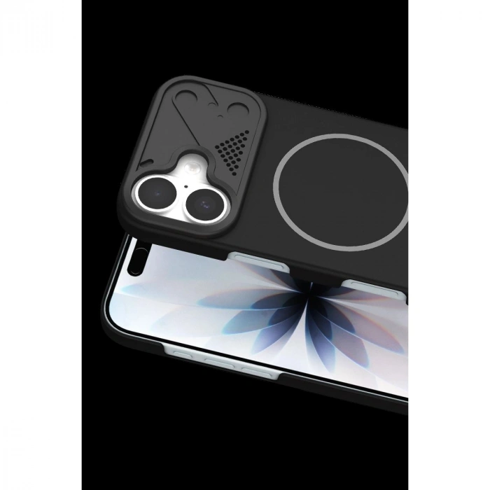 MARSİLYAN™-  Apple İphone 17 Export Magsafe Kapak - Siyah