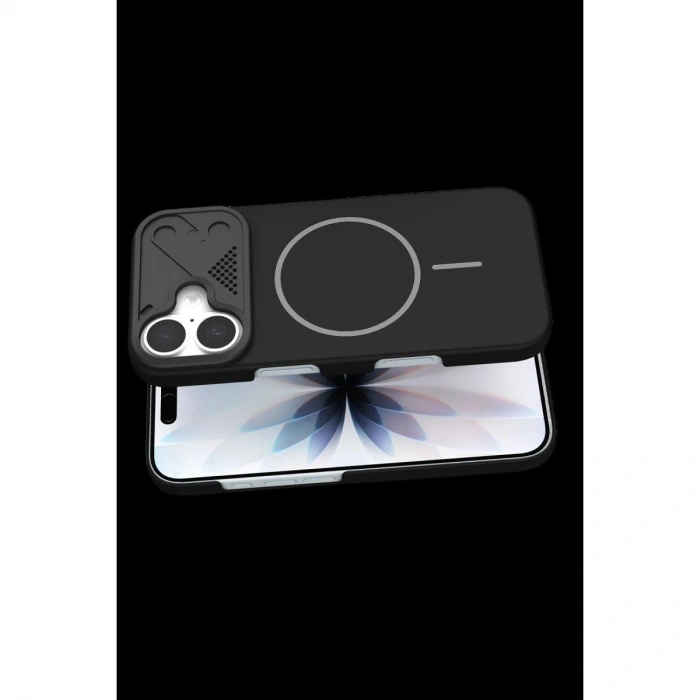 MARSİLYAN™-  Apple İphone 17 Export Magsafe Kapak - Siyah