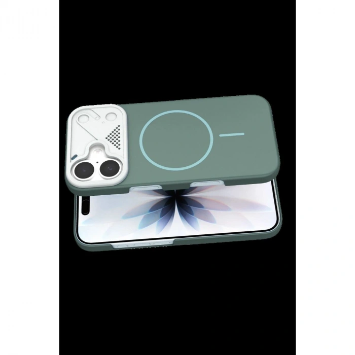 MARSİLYAN™-  Apple İphone 17 Export Magsafe Kapak - Turkuaz