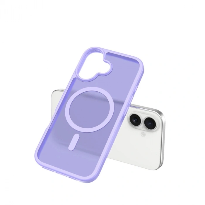 MARSİLYAN™-  Apple İphone 17 Jota Magsafe Kapak - Lila