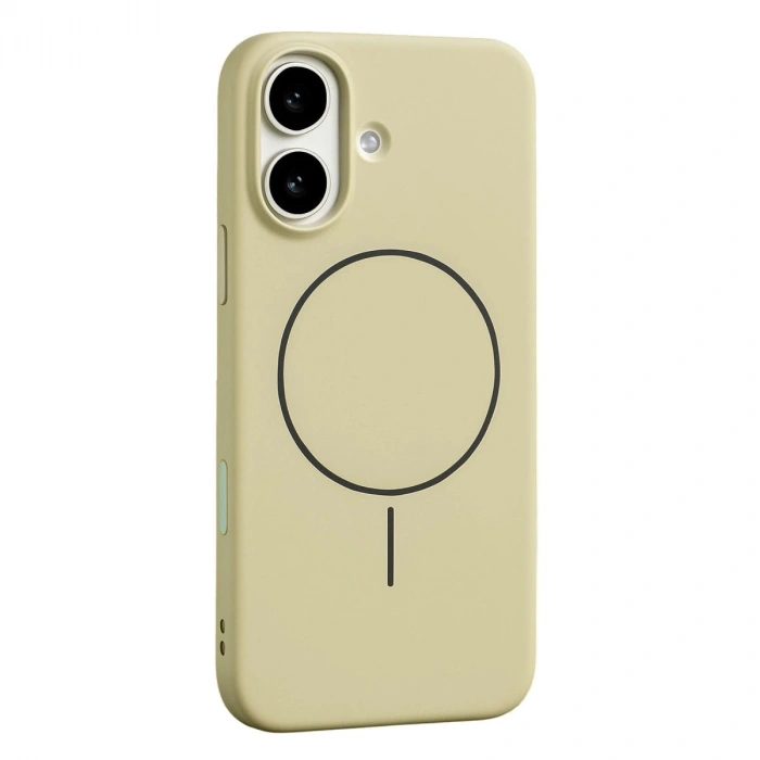 MARSİLYAN™-  Apple İphone 17 Jully Magsafe Kapak - Bej