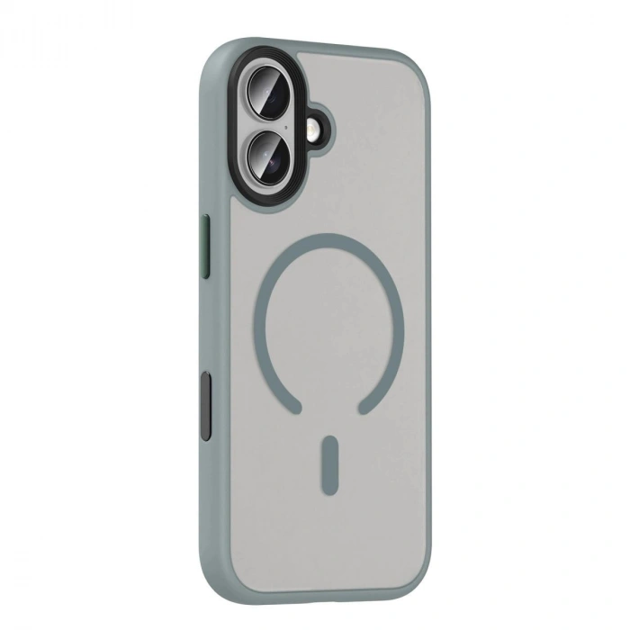 MARSİLYAN™-  Apple İphone 17 Megane Magsafe Kapak - Titan Gri