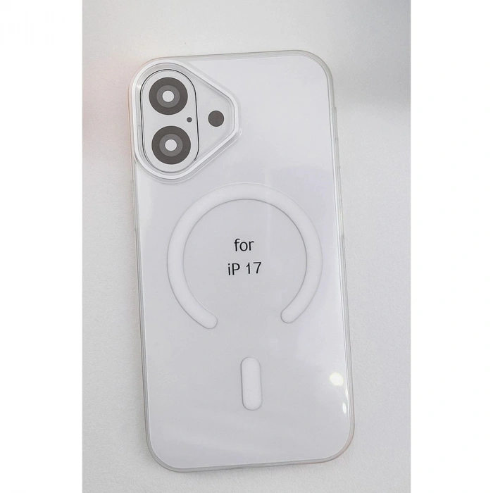 MARSİLYAN™-  Apple İphone 17 Pc Blank Magsafe Kapak - Şeffaf