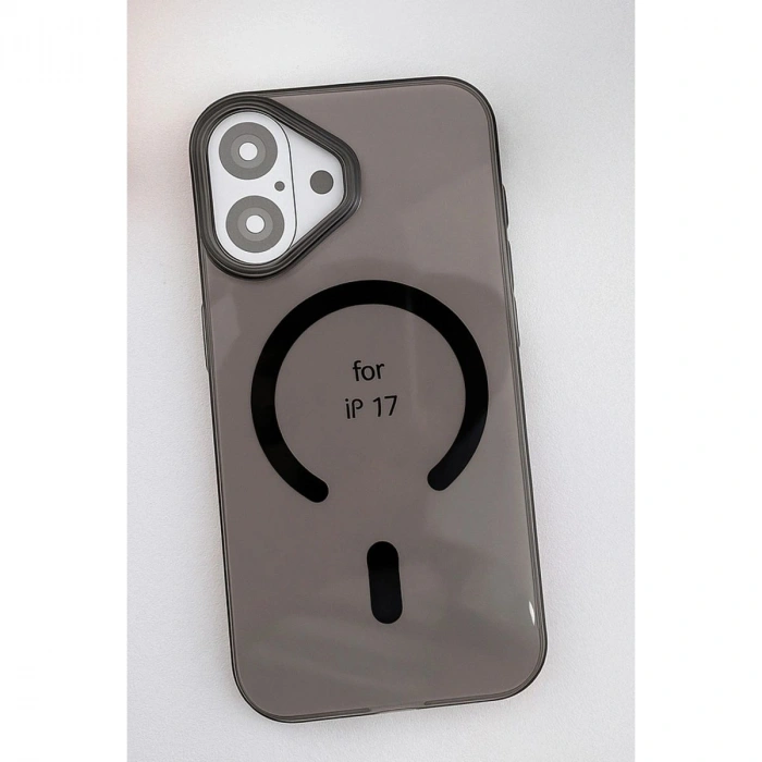 MARSİLYAN™-  Apple İphone 17 Pc Blank Magsafe Kapak - Siyah