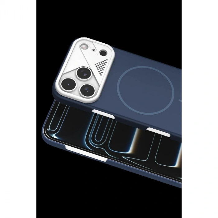 MARSİLYAN™-  Apple İphone 17 Pro Export Magsafe Kapak - Lacivert