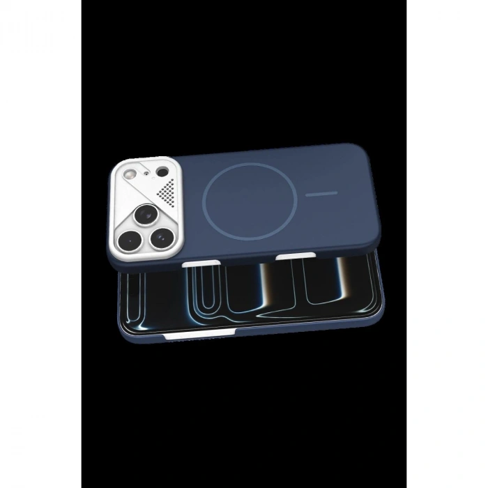MARSİLYAN™-  Apple İphone 17 Pro Export Magsafe Kapak - Lacivert