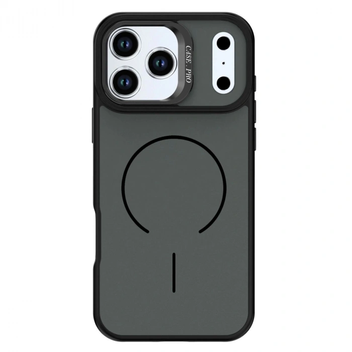 MARSİLYAN™-  Apple İphone 17 Pro Flexa Magsafe Kapak - Siyah