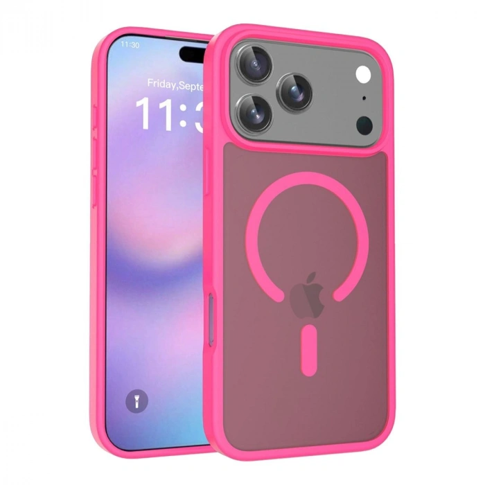 MARSİLYAN™-  Apple İphone 17 Pro Jota Magsafe Kapak - Rose