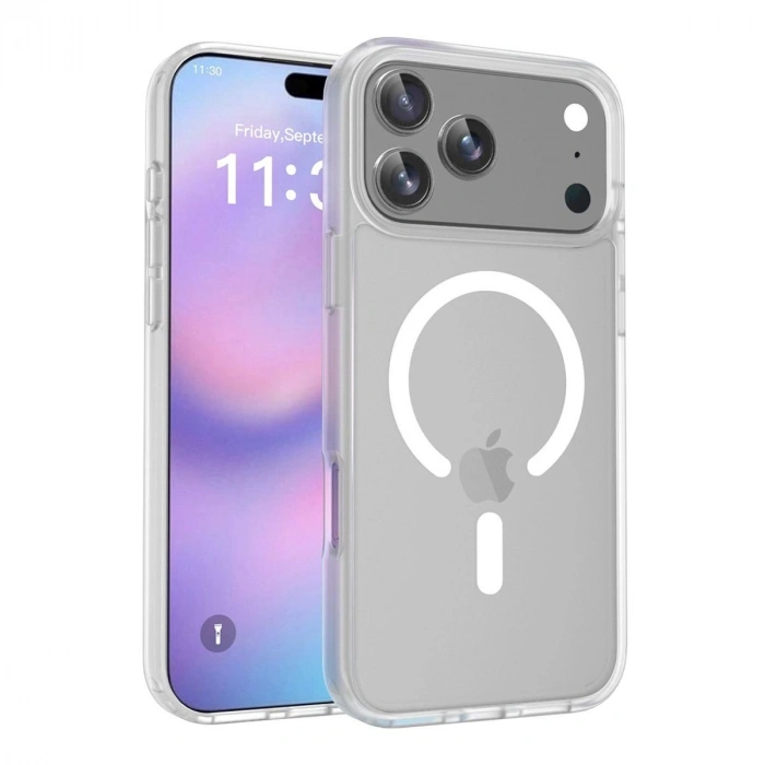 MARSİLYAN™-  Apple İphone 17 Pro Jota Magsafe Kapak - Şeffaf