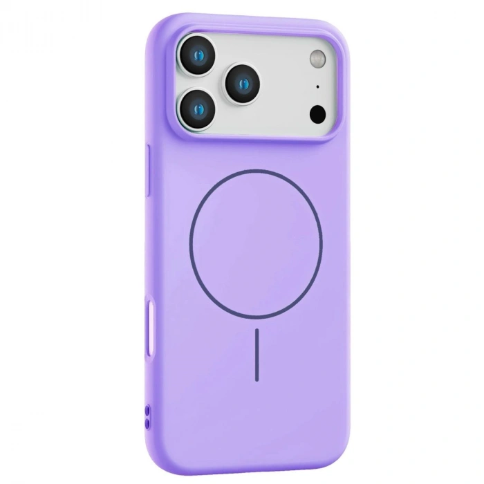 MARSİLYAN™-  Apple İphone 17 Pro Jully Magsafe Kapak - Lila