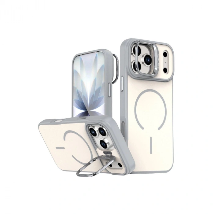 MARSİLYAN™-  Apple İphone 17 Pro Max Flexa Magsafe Kapak - Beyaz