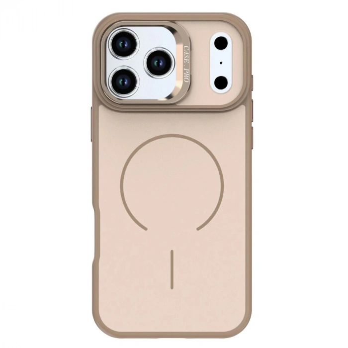MARSİLYAN™-  Apple İphone 17 Pro Max Flexa Magsafe Kapak - Gold