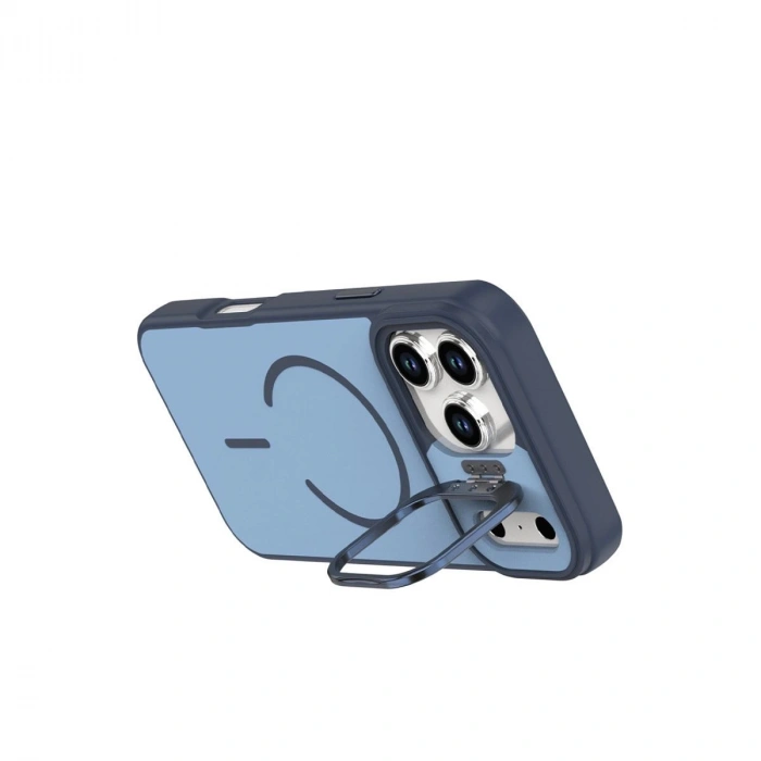 MARSİLYAN™-  Apple İphone 17 Pro Max Flexa Magsafe Kapak - Mavi
