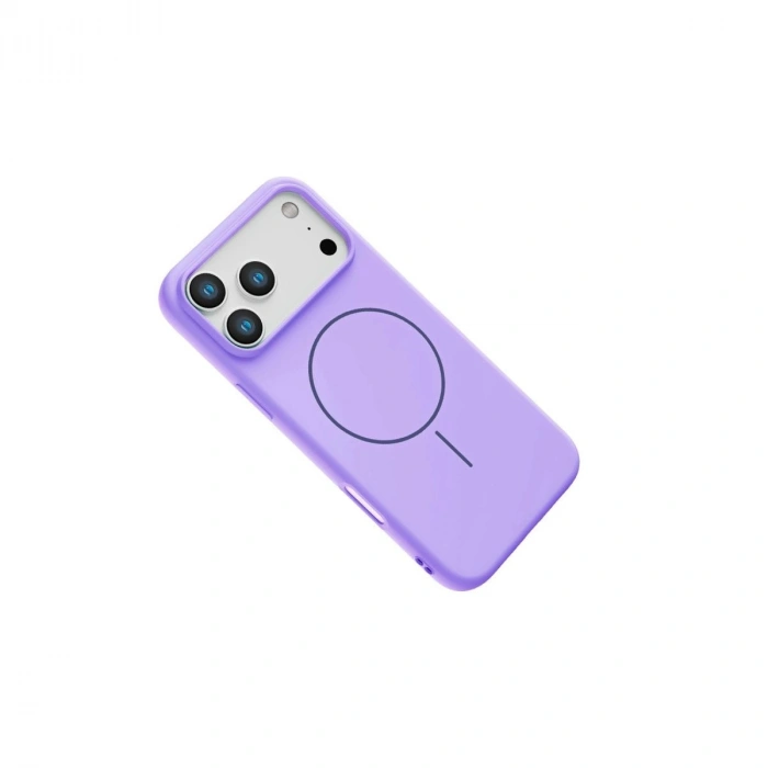 MARSİLYAN™-  Apple İphone 17 Pro Max Jully Magsafe Kapak - Lila