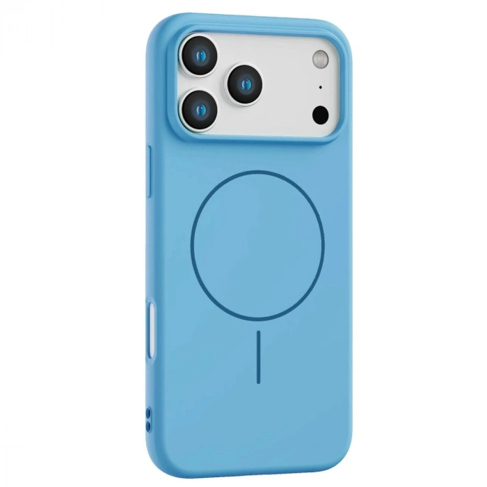 MARSİLYAN™-  Apple İphone 17 Pro Max Jully Magsafe Kapak - Mavi