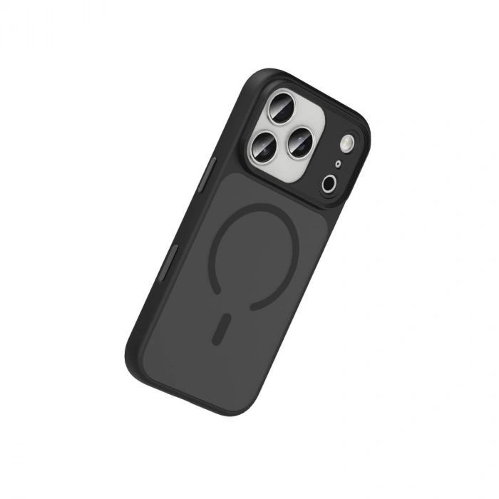 MARSİLYAN™-  Apple İphone 17 Pro Max Megane Magsafe Kapak - Siyah