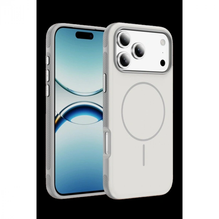 MARSİLYAN™-  Apple İphone 17 Pro Max Neksa Magsafe Kapak - Beyaz